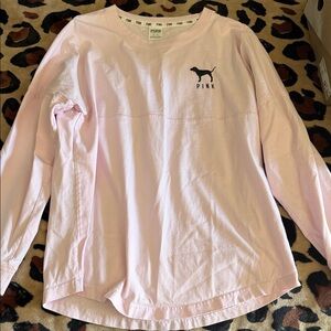 PINK Victoria's Secret Kids Long Sleeve Tee - Soft Pink